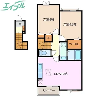 Nadeshiko【2階】の間取り