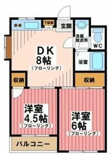 成城参番館【1階】の間取り