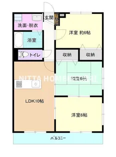 レジデンス豊岡【2階】の間取り