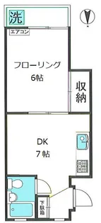 東京都目黒区碑文谷4【アパート】の間取り