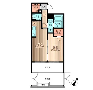 プラティノ代々木の間取り