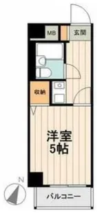 ライオンズマンション田奈【2階】の間取り