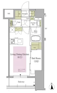 アーバネックス早稲田テラス【4階】の間取り
