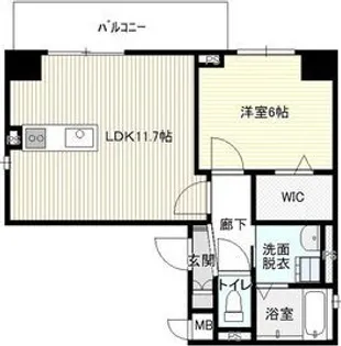 ラトレ白鳥【3階】の間取り