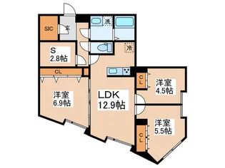 EDIT西池袋【2階】の間取り