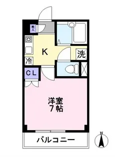 イーグルシティA【1階】の間取り