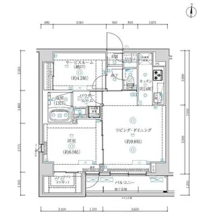 アルテシモグレイス【5階】の間取り