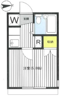 ストークハイツ三田【1階】の間取り