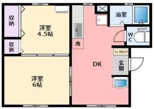 ライオンハイツ【2階】の間取り