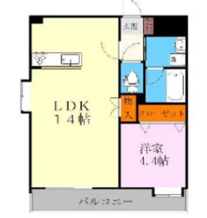 EXCEED出水【9階】の間取り