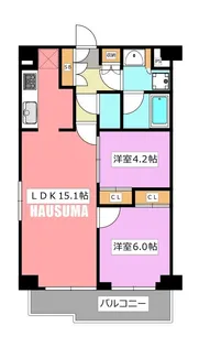 フュージョナル王子RICOTT【6階】の間取り