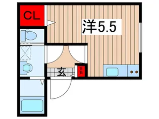 シアナ大成.【1階】の間取り