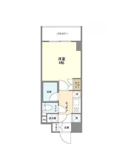 エストライフ勝どき【6階】の間取り