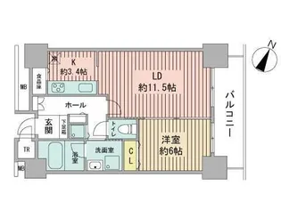 D’グラフォート札幌ステーションタワー【14階】の間取り