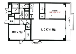 BELLE CREER(ベルクレエ)【2階】の間取り