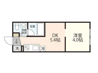 オオコウコーポラス【2階】の間取り