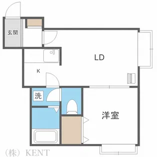 金盛マンション D棟【2階】の間取り