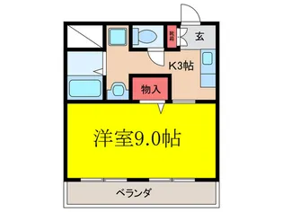 イーズ南春日丘【2階】の間取り