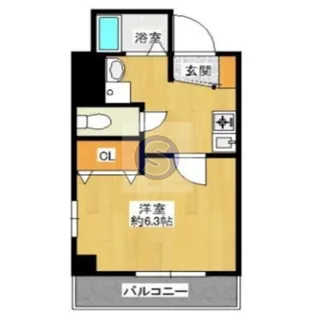 みおつくし東なんば【3階】の間取り