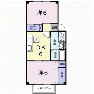 アンシャンテ【1階】の間取り