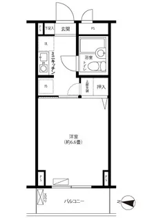 サンハイム南馬込【2階】の間取り