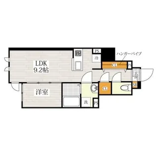 CB蒲田シャルマン【1階】の間取り