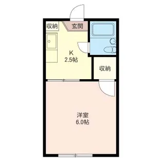 ドルチェ三角【1階】の間取り