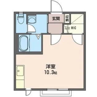 プランドールD(西田町)【2階】の間取り