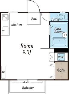 シルクハイツ八木【2階】の間取り
