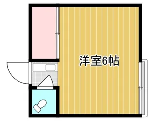 かつみ荘【2階】の間取り