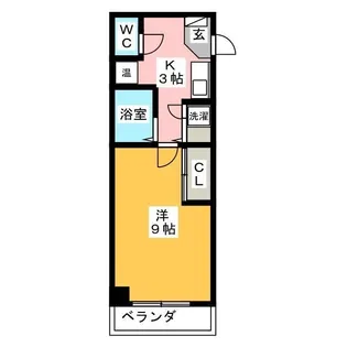 光レジデンス南館【4階】の間取り