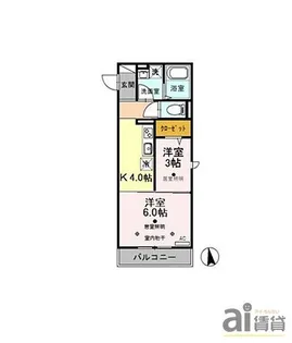 コリーヌ【2階】の間取り