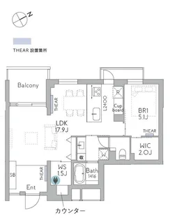 THE GRANDUO FUTAKOTAMAGAWA【3階】の間取り