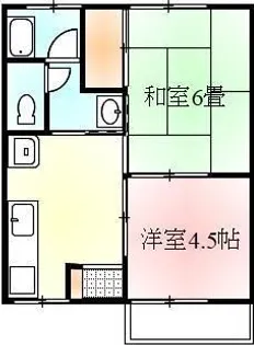 林マンション【1階】の間取り