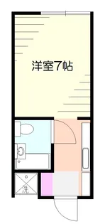 ながいハイツ【1階】の間取り