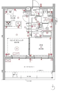 クレイシアIDZ大森町【5階】の間取り