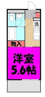 ルミエール蕨【2階】の間取り