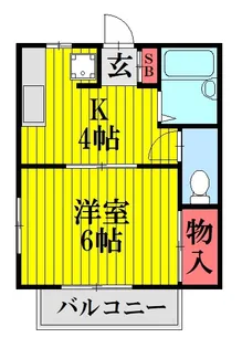 旭町サンコーポ【2階】の間取り