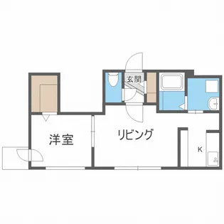 グランディーヴァ【4階】の間取り