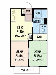 アーバンディアス【2階】の間取り