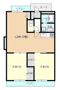 キャピタル南越谷【3階】の間取り