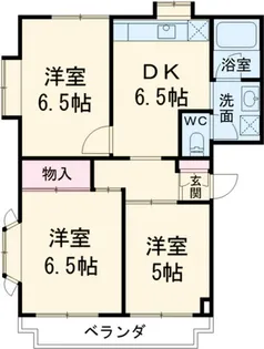 グリーンハイツスズキ【3階】の間取り