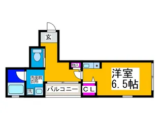 フォレストコ-ト谷【3階】の間取り