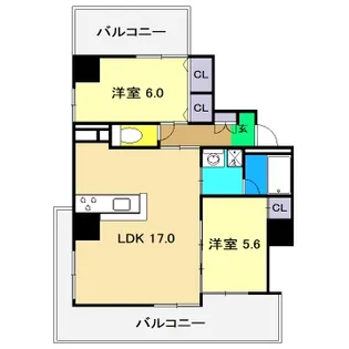 ロイヤルコートSEI【7階】の間取り