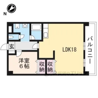 アメニティ貴生川【2階】の間取り