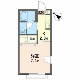 ダ・ヴィンチ【2階】の間取り