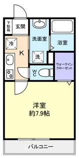 ロンボヌール稲毛【2階】の間取り