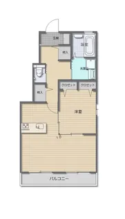 Calm Terrace【1階】の間取り