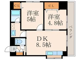ファーストステージ【3階】の間取り