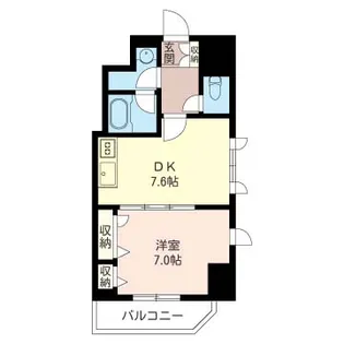マストライフ入谷(4月上旬退去予定)【9階】の間取り
